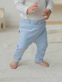 Брюки из джинскота "Голубые" 0+