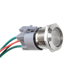 Кнопка с подсветкой, 22 мм, 12 В, 18А, без фиксации (10269250)