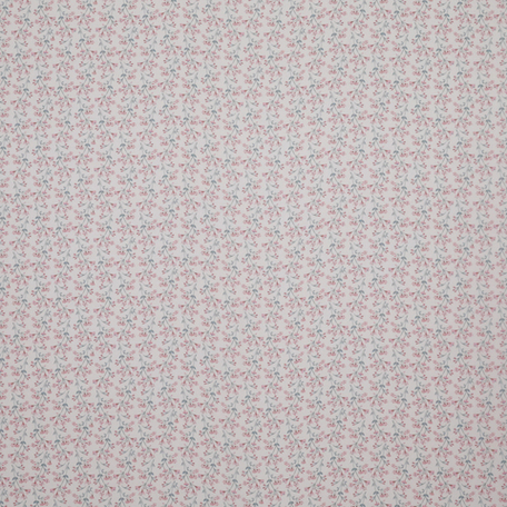 Полупрозрачный шёлковый шифон с нежно-розовыми цветами