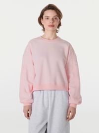 Свитшот укороченный "Розовый" женский