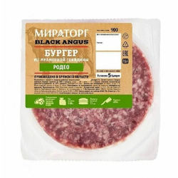 Бургер из Мраморной Говядины Родео Black Angus Мираторг Замо