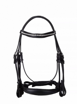 Оголовье мундштучное c дутыми ремнями