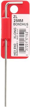 Шестигранный ключ хром, длинный 2,0 мм, 100х16 мм BONDHUS 17152