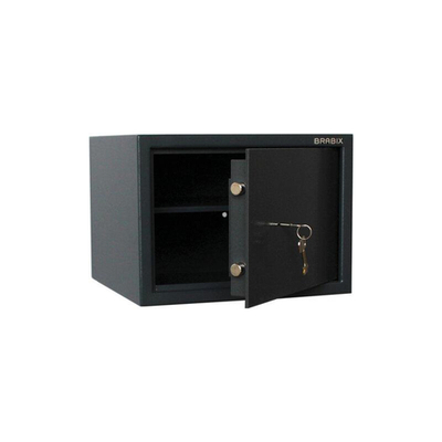 Сейф мебельный BRABIX KM-310 (в310*ш430*г375мм;20кг), ключ, крепл. к стене