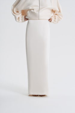 Юбка макси из тафты