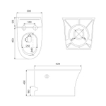 Унитаз приставной  IDDIS PULIDSEi26 "Pulse" функция импульсного смыва, сиденье дюропласт