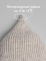 Чепчик детский вязаный на завязках