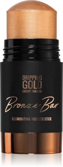 Dripping Gold Luxury Tanning Bronze Bar - Осветляющий бронзатор для лица и тела, 36 g