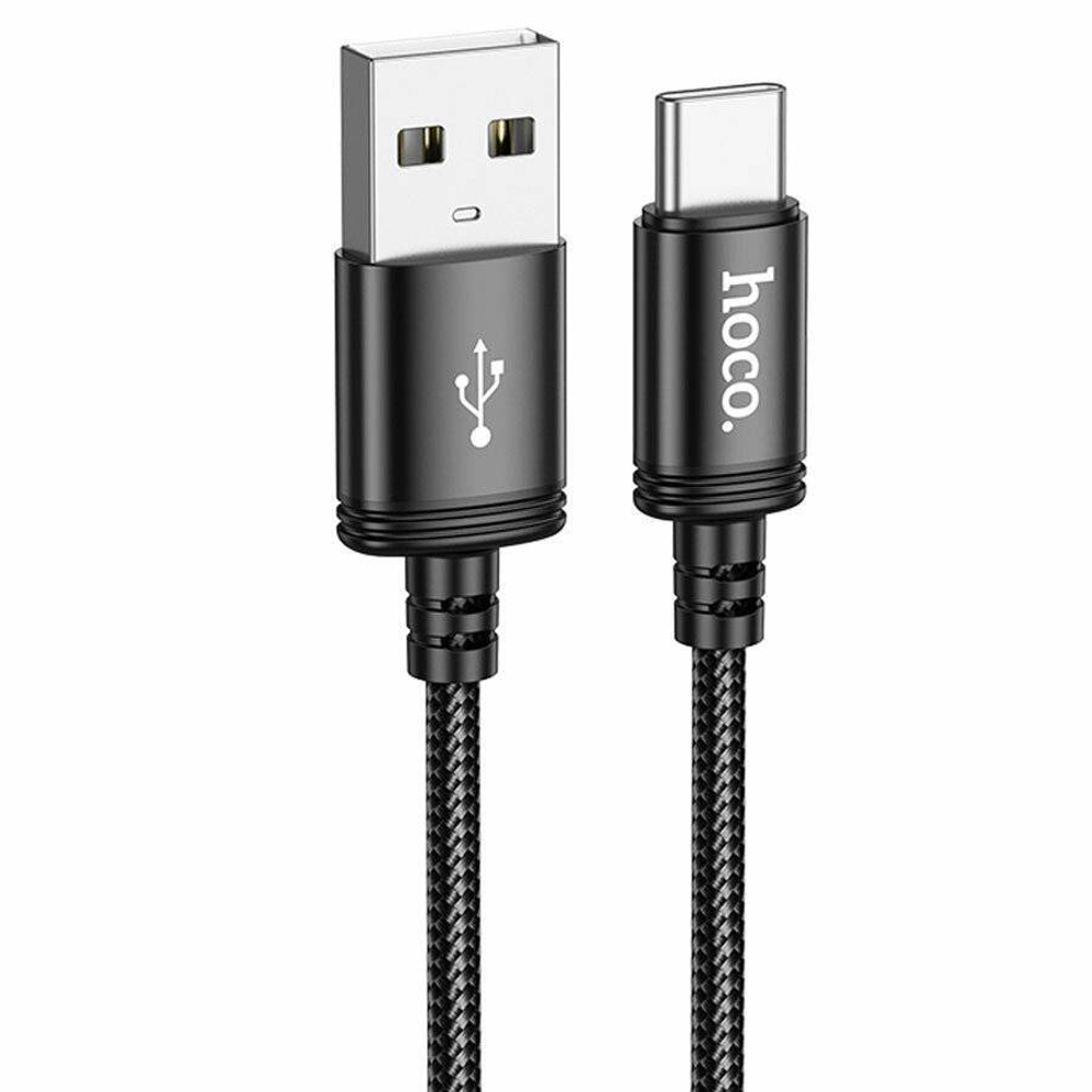 Кабель USB HOCO X89 Wind USB — Type-C, 3A, 1м, черный