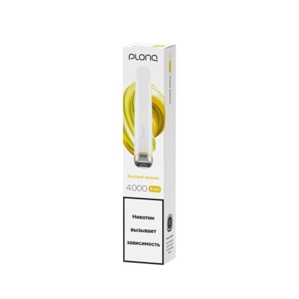 Plonq Plus Pro 4000 (8мл) - Кислый Ананас