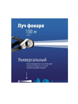Фонарь налобный Космос H10Led