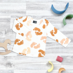 Футболка с длинным рукавом Mjölk Ножки, уценка