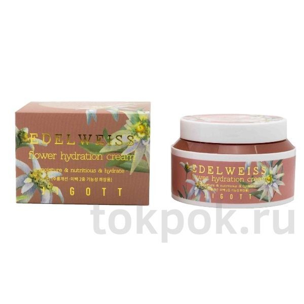 Крем для лица JIGOTT Edelweiss Flower Hydration Cream, 100 мл