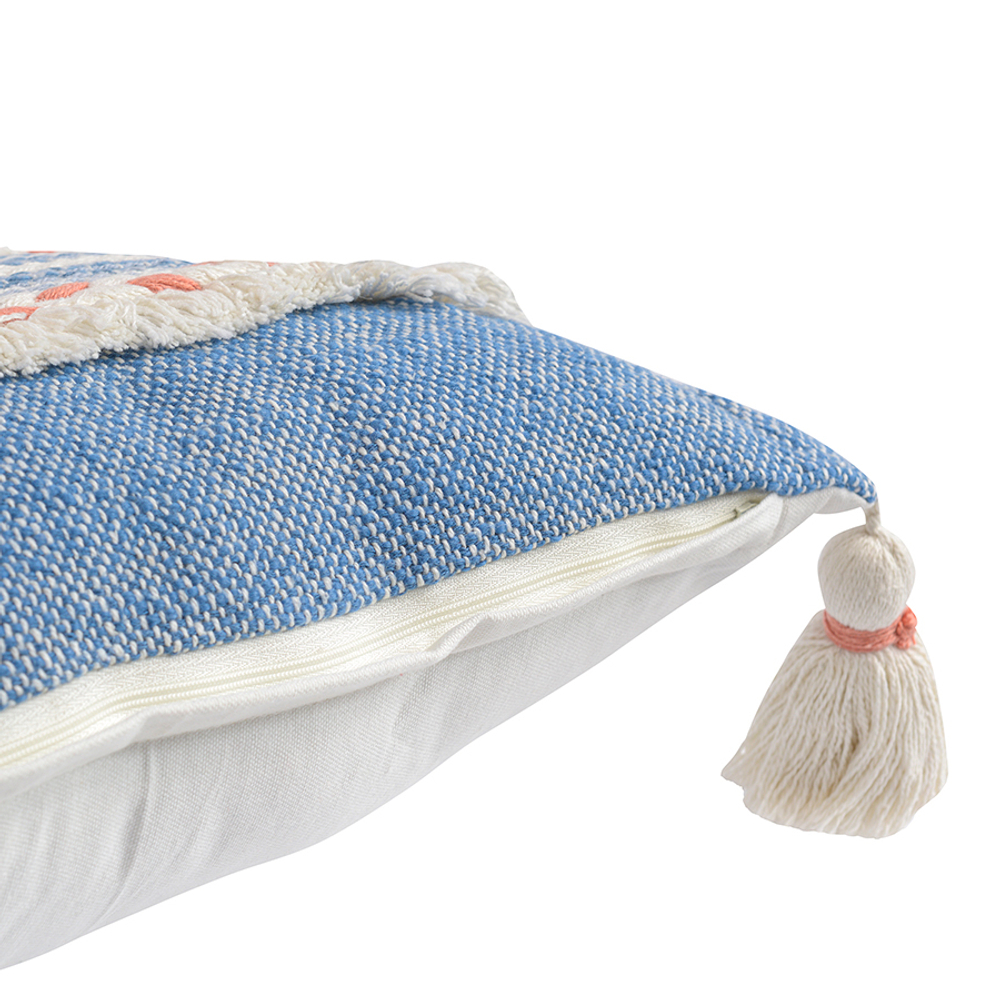Чехол на подушку с кисточками и бахрамой из коллекции ethnic, 35х60 см