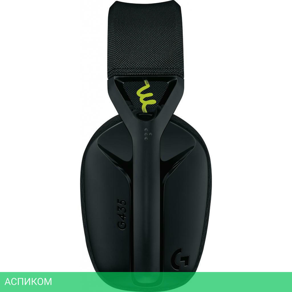 Наушники Logitech Lightspeed G435 Black/Neon Yellow (981-001050)