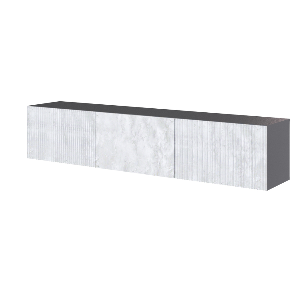 Гостиная Сириния Тумба серый графит/мальта