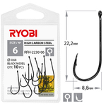 Крючок рыболовный RFH-2230 №04 ( 2 упк по 10шт)