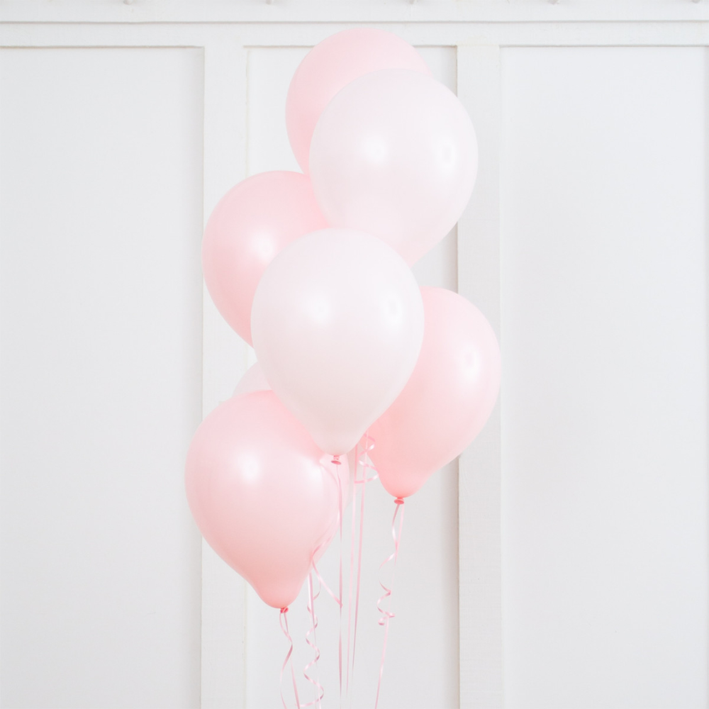 Фонтан шаров "Розовое небо"