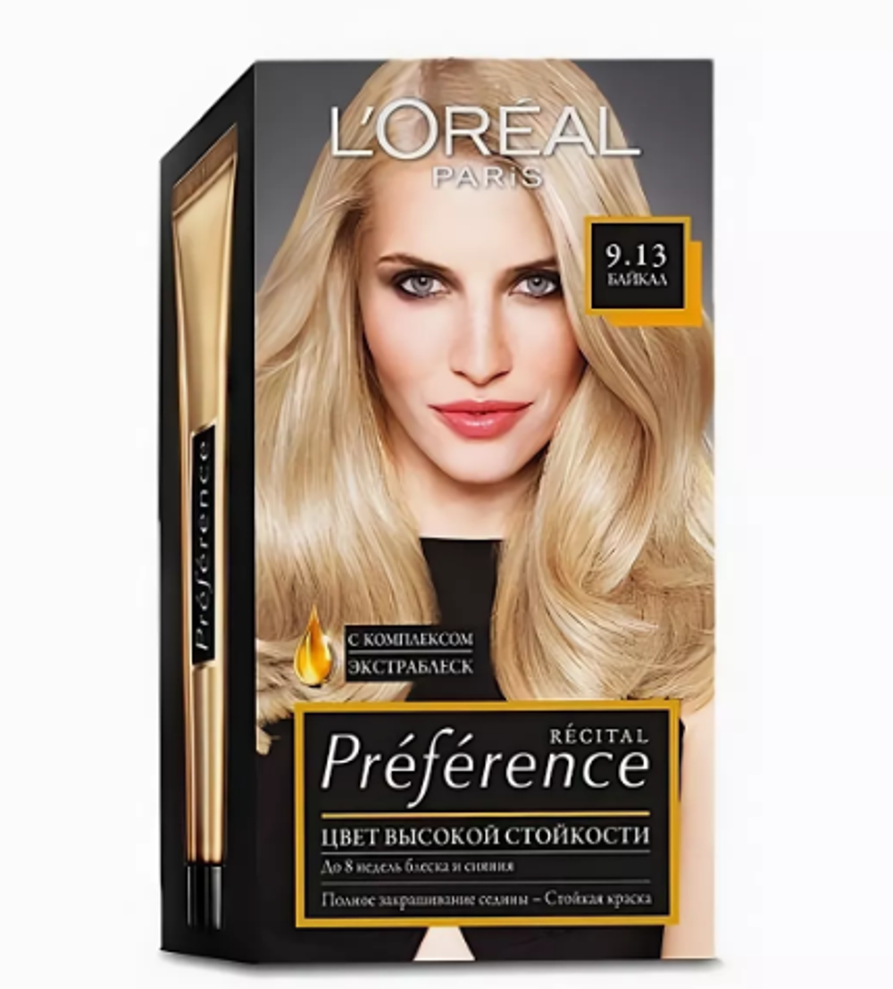 L'Oreal Paris Краска для волос Preference Recital, тон №9.13, Байкал, 40мл