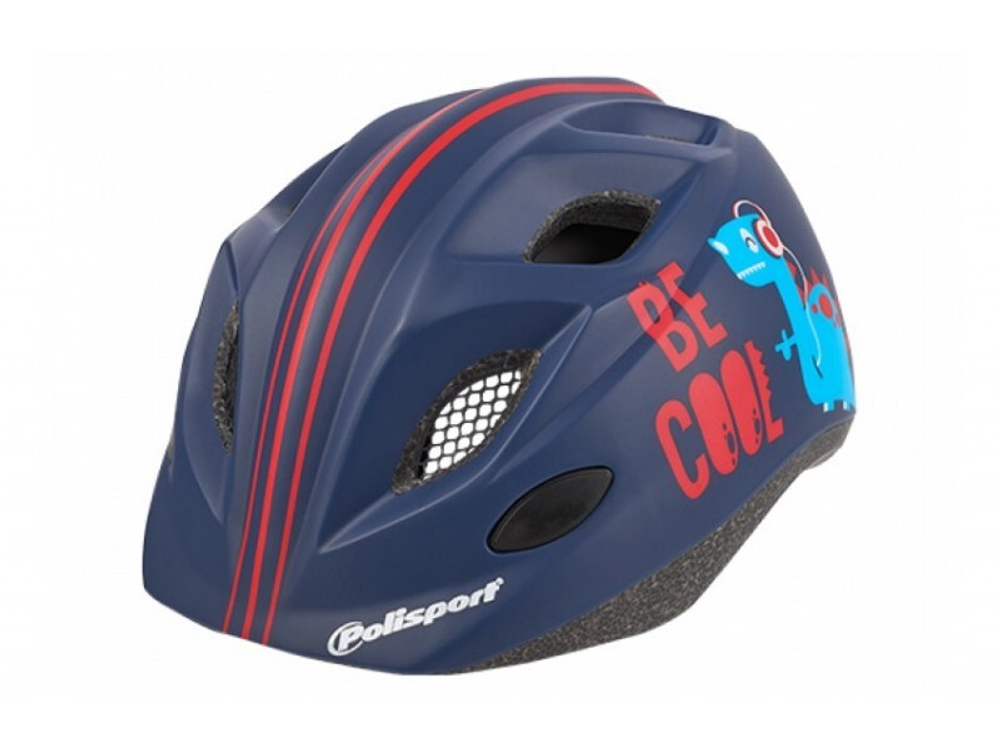 Комплект Polisport S junior premium шлем подростковый/фляга/держатель Be cool (s=52/56), matte finis