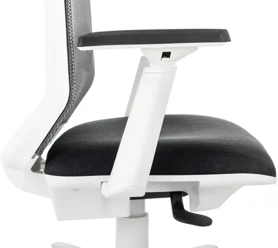 Кресло Бюрократ MC-W611N темно-серый TW-04 38-417 сетка/ткань крестов. пластик пластик белый