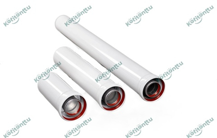 Коаксиальная труба с раструбом L-0,5 m Ø80/125мм