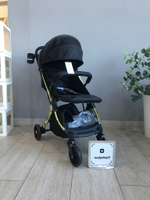 Kоляска детская прогулочная Farfello Comfy Go Comfort (Chrome Golden Black/Черный на золоте CG-201)