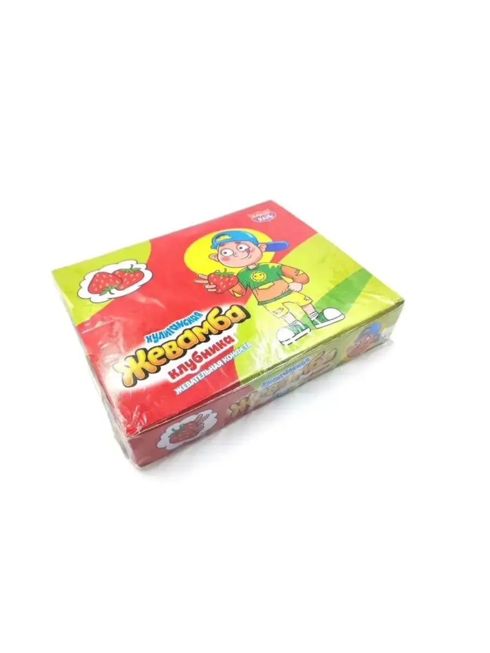 Жевательная конфета Хулиганская Жевамба , Клубника