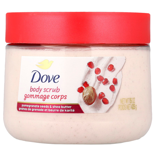 Dove, скраб для тела, семена граната и масло ши, 425 г (15 унций)