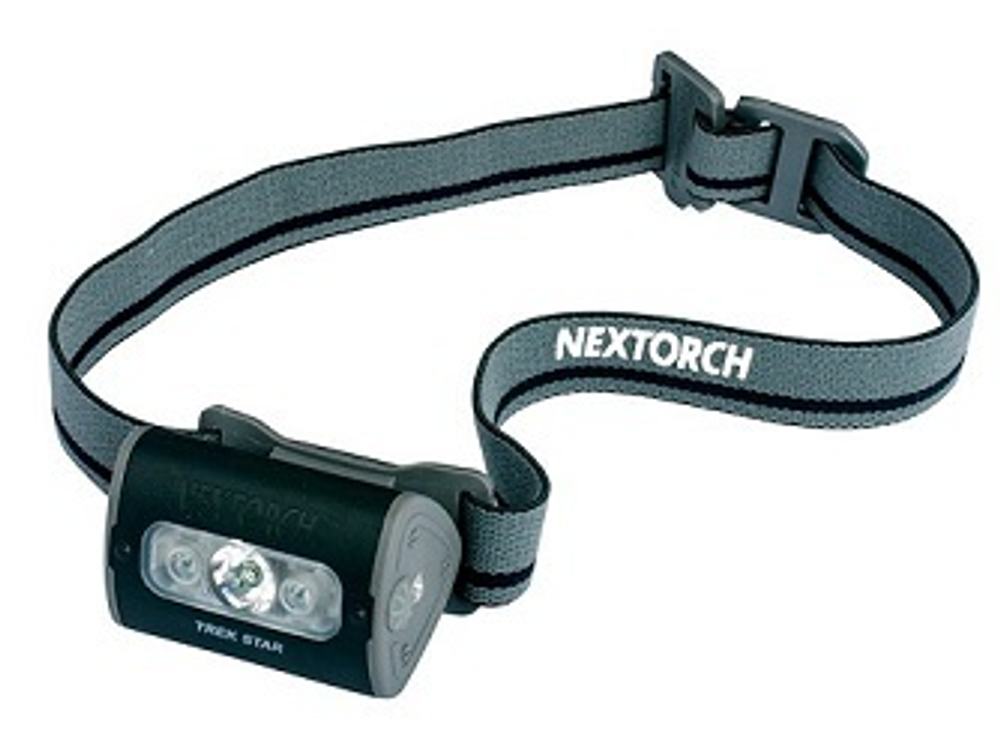 Фонарь Nextorch TREK-STAR налобный, 220 люмен, свет белый/красный