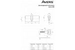 Цилиндровый механизм AVERS ZM-60-CR (кл/кл) ПЕРФО
