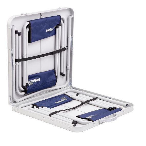 Набор мебели  Helios (СТАЛЬ), стол + 4 табурета (21407+21124) (пр-во ГК Тонар)