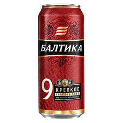 Пиво Балтика 9 крепкое 0,43 л ж/б