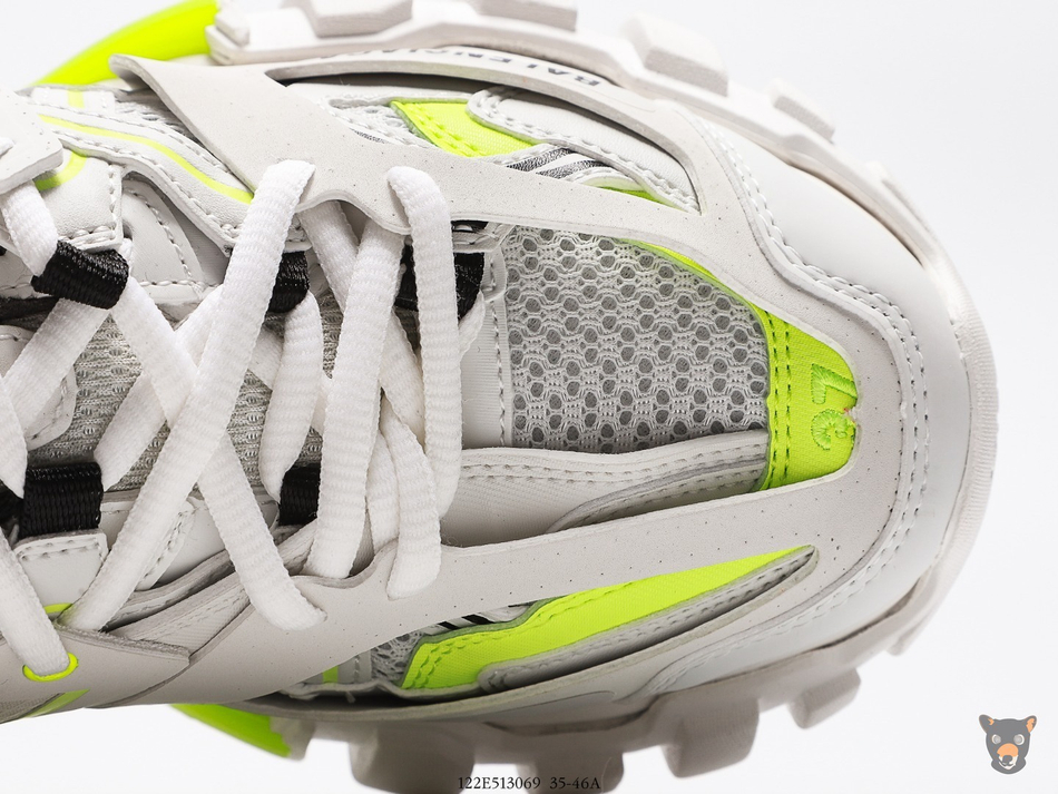 Кроссовки Track Trainers Beige/Neon Green