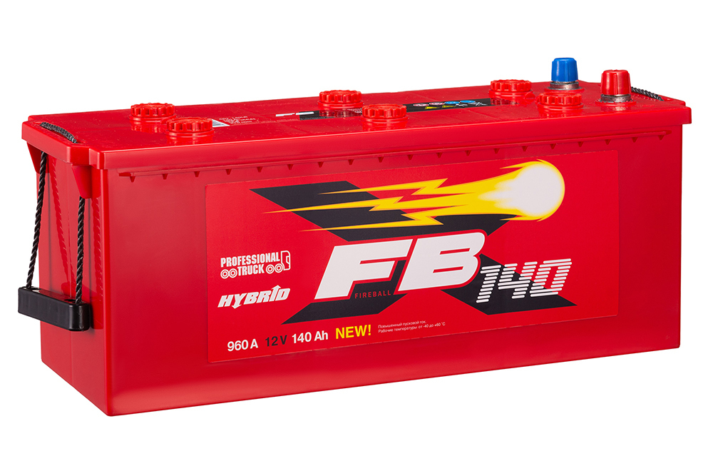 Аккумулятор 6СТ-140 А.ч., о.п (3) ,(LR+), FB