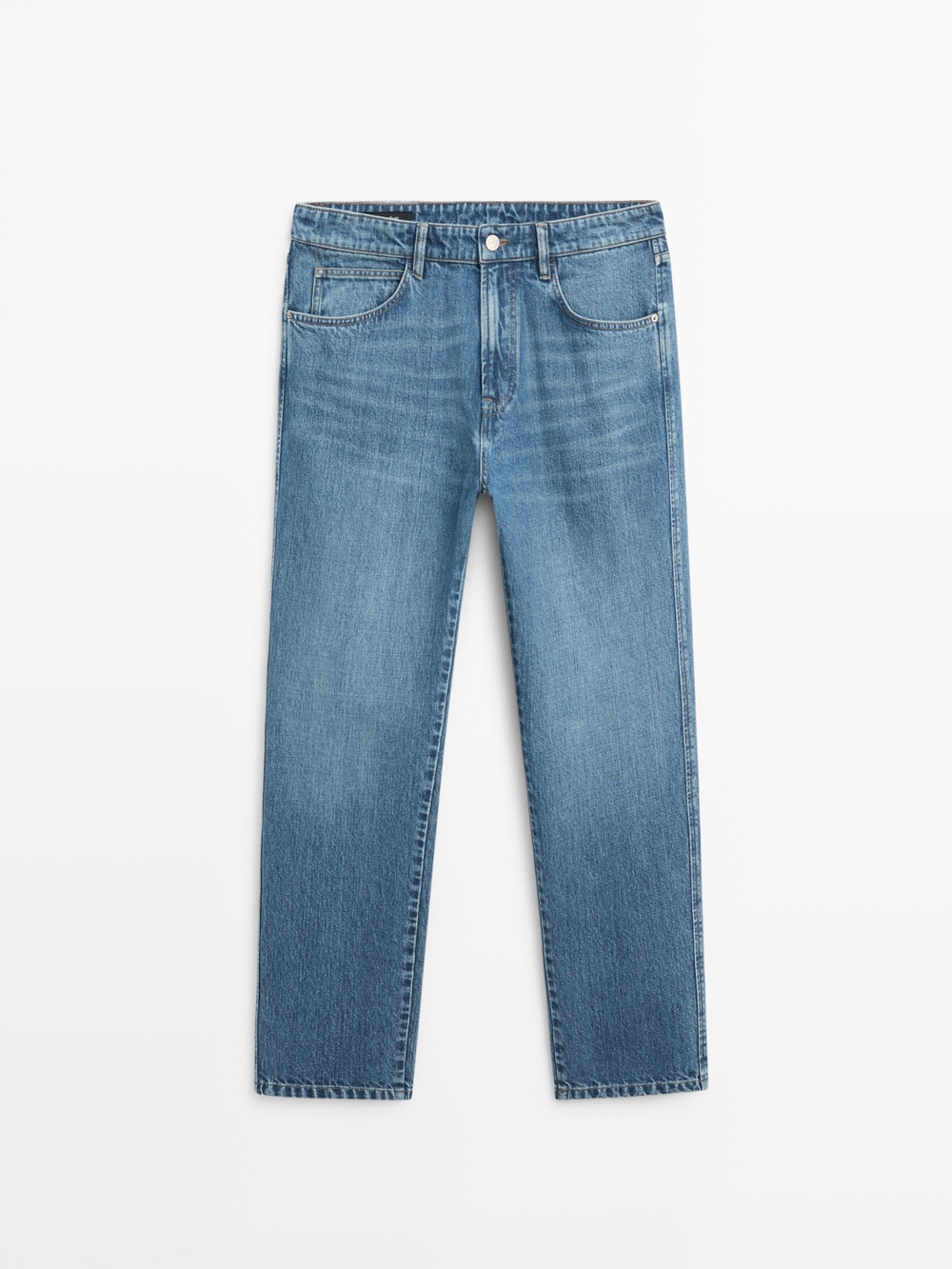 Massimo Dutti Джинсы зауженного кроя, индиго