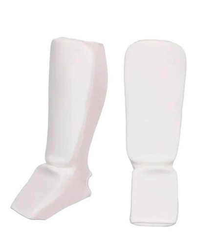 Защита голеностопа эластичная белая