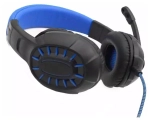 Наушники с микрофоном Komc KM-520 Black-blue (наушник/микрофон)