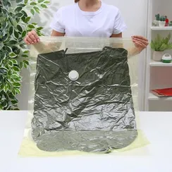 Вакуумный пакет для хранения вещей «Жасмин», 60×80 см, ароматизированный, цвет жёлтый