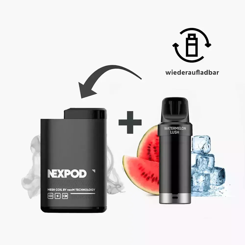 nexPOD Prefilled Pod Kit - Watermelon Lush (5% nic)