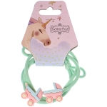 Резинки для волос 2шт «МИМИШКА», колясочка, микс 5 цветов, d-5,5см (подвес Единорог)