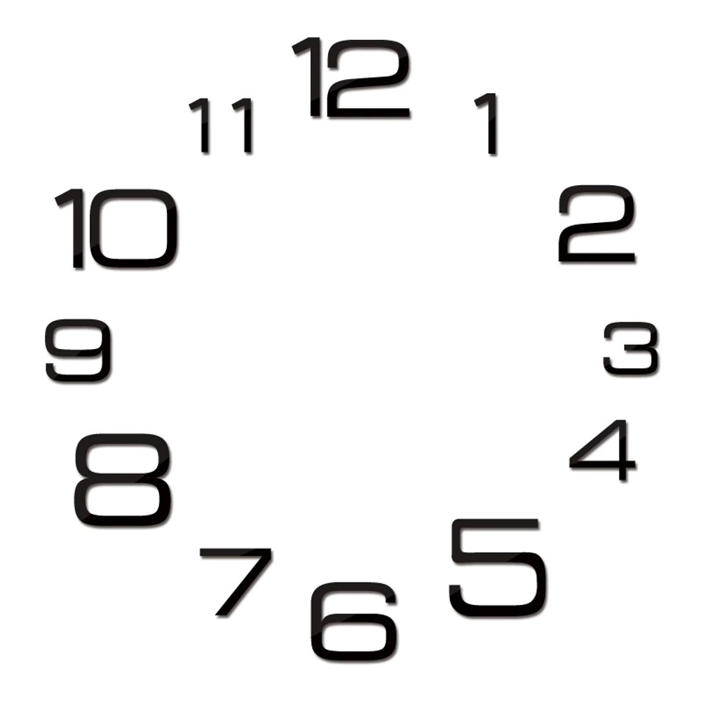 Комплект элементов для 3D часов/ Модель A