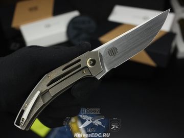 Нож складной WE Knife Speedliner WE22045C-2 сталь клинка CPM-20CV, рукоять титан