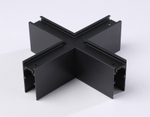 Коннектор X-образный для накладного шинопровода Magnetic GL3376 BK черный 170*170*53.7