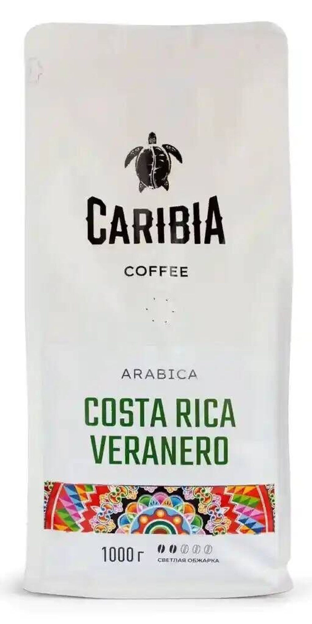 Кофе CARIBIA жареный в зернах Arabica Tanzania, 250г