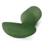 Анальная пробка для ношения цвета хаки 14см b-Vibe Snug Plug 4 BV-010-ARM