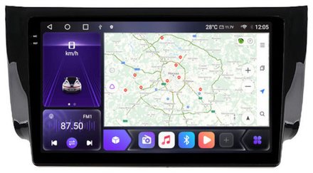 Магнитола для Nissan Sentra/Tiida 2014-2017 - Carmedia OL-1666-1 QLed+2K, Android 12, ТОП процессор, CarPlay, SIM-слот