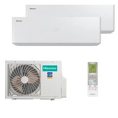 Мультисплит система на 2 комнаты Hisense AS-10UW4RXVQH00AG x 2 / AMW2-18U4RXC