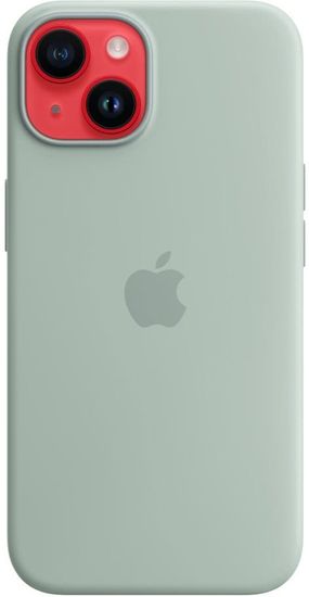 Чехол Apple MagSafe для iPhone 14 Plus, силикон, «нежный кактус»