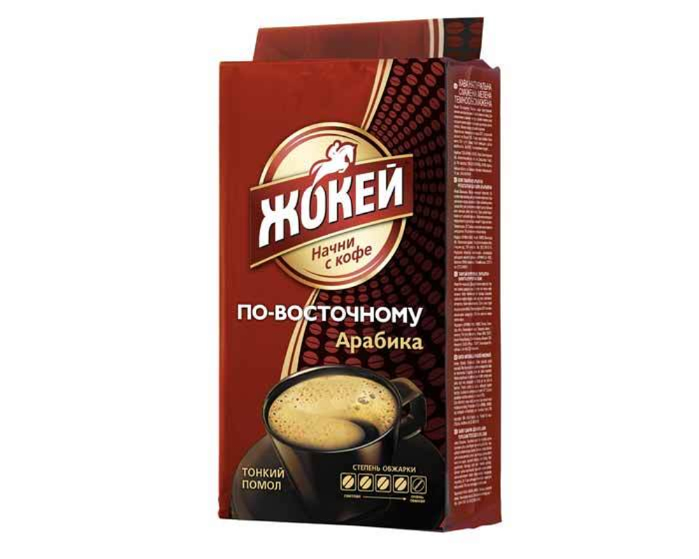 цена Кофе молотый Жокей По-восточному, 250 г